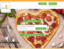 Tablet Screenshot of pizzeria.at